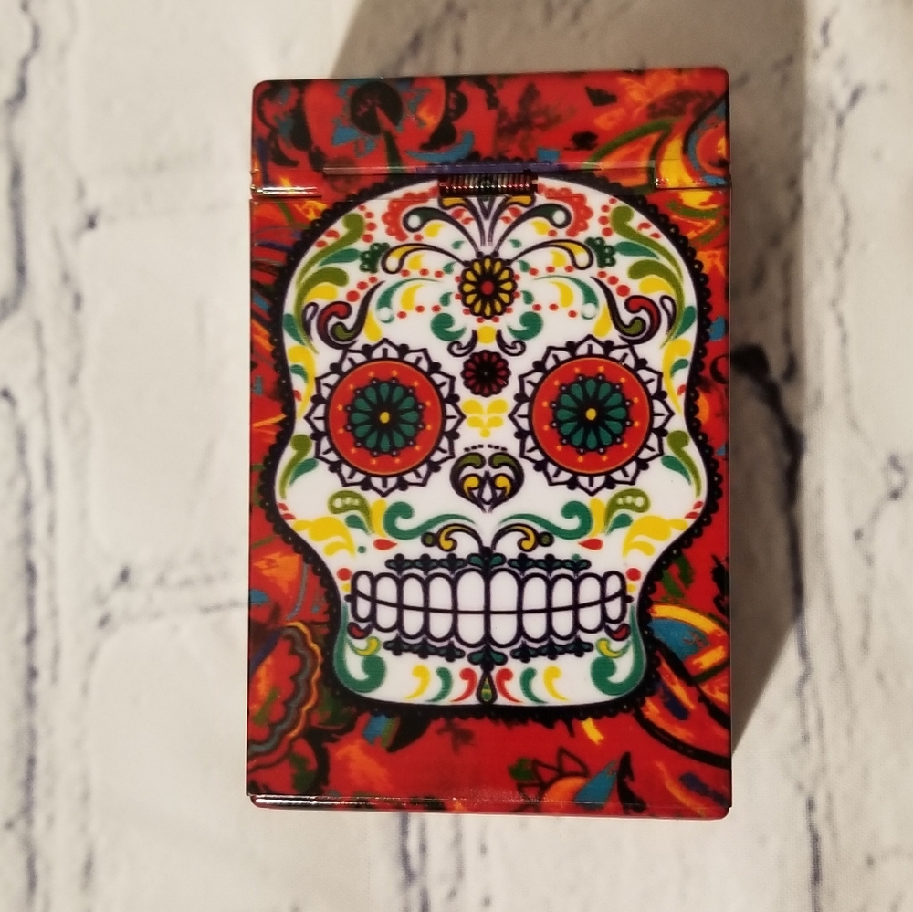 Cigarette Skull Hard Case
